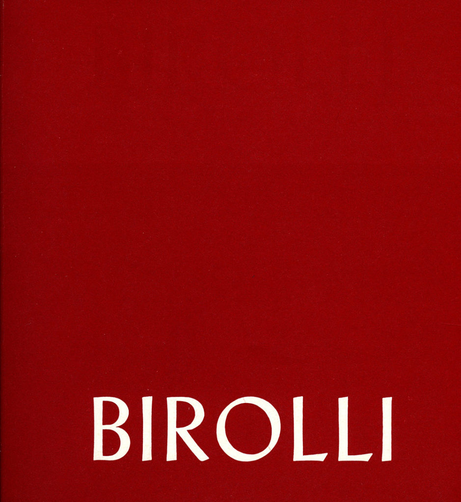 Birolli, Galleria Civica d'Arte Moderna, Palazzo dei Diamanti, Ferrara, maggio-settembre 1970